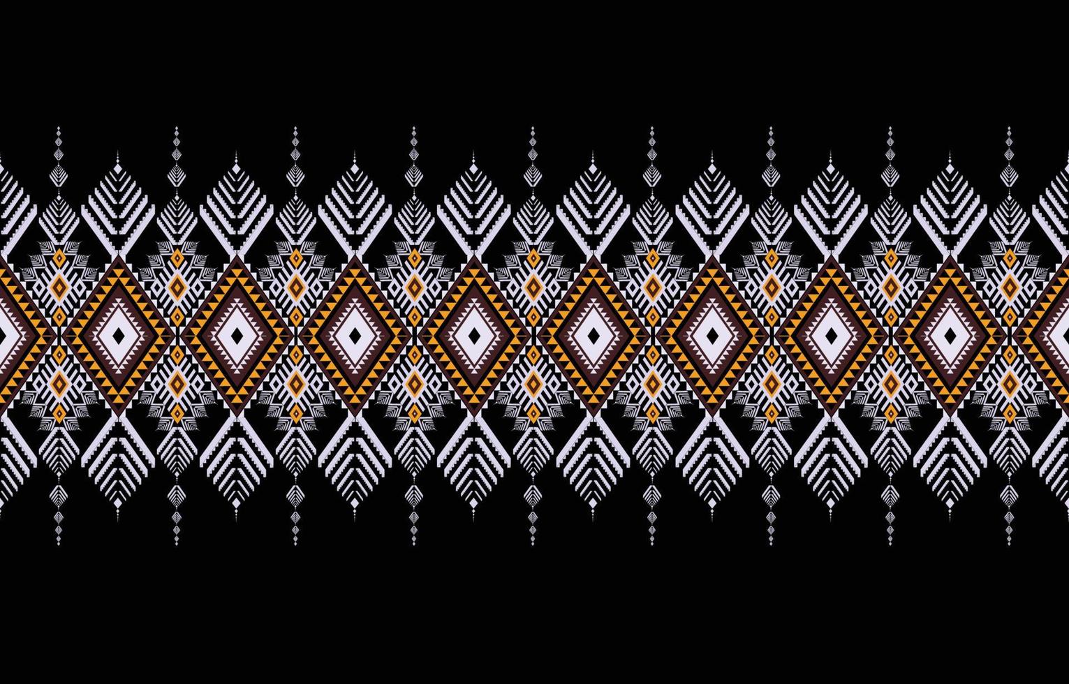 Geometric ethnic Oriental pattern.Dark tone western, aztec, tribal traditional. seamless pattern. fabric, tile, background, carpet, wallpaper, clothing, sarong,wrapping, Batik, fabric,Vector pattern. vector