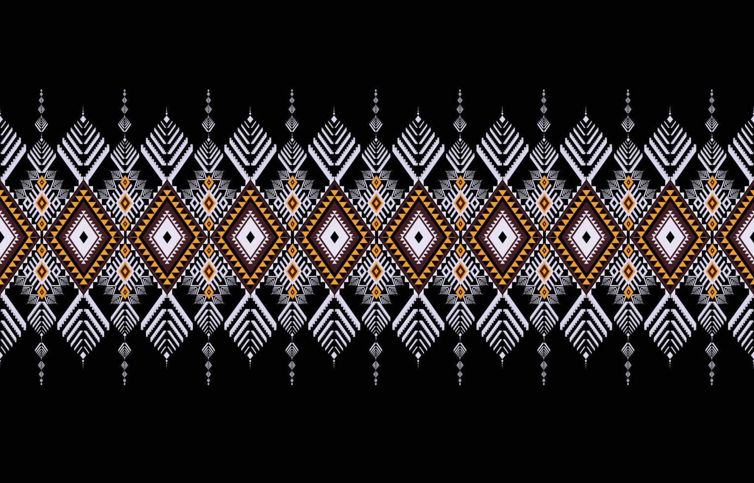 Geometric ethnic Oriental pattern.Dark tone western, aztec, tribal traditional. seamless pattern. fabric, tile, background, carpet, wallpaper, clothing, sarong,wrapping, Batik, fabric,Vector pattern. vector