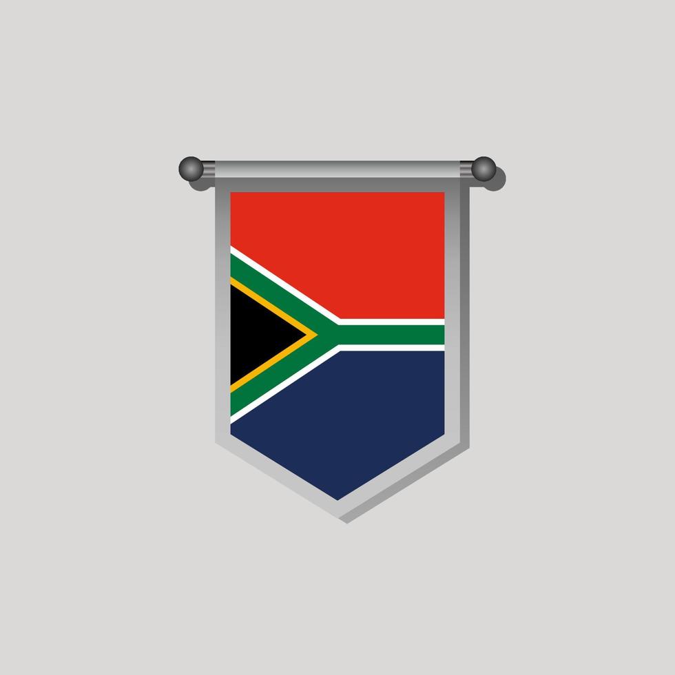 Illustration of South Africa flag Template vector