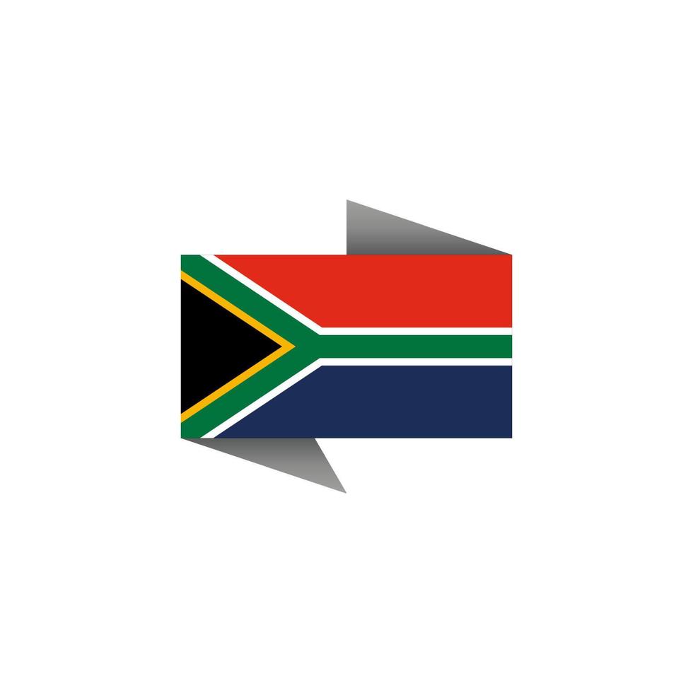 Illustration of South Africa flag Template vector