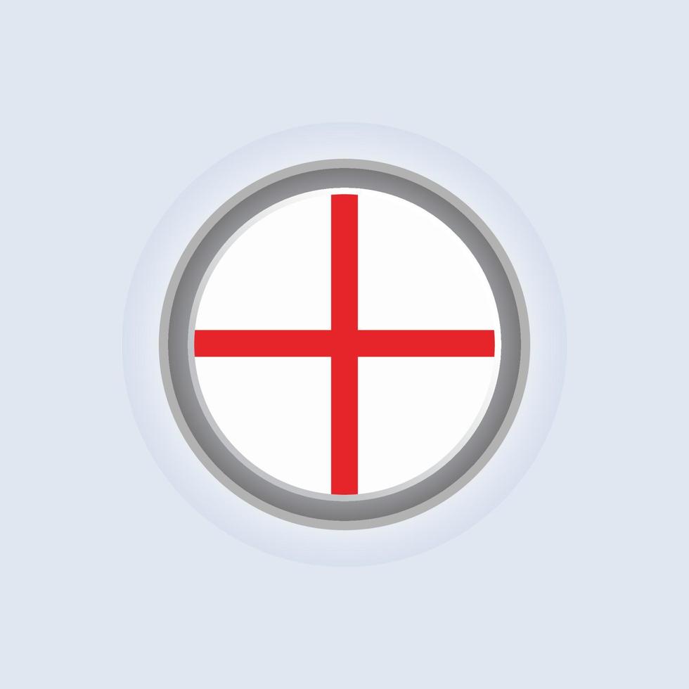 Illustration of England flag Template vector
