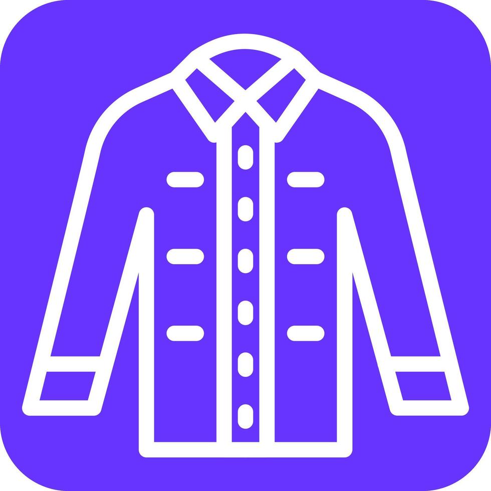 Dress Shirt Icon Style vector