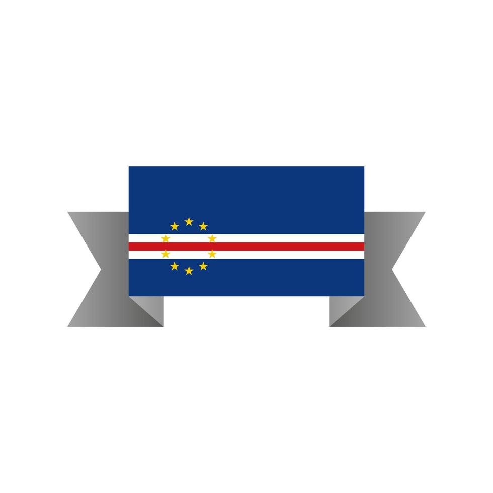 Illustration of Cape Verde flag Template vector