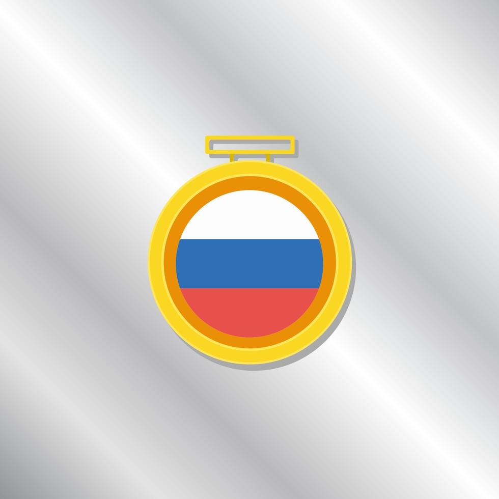 Illustration of Russia flag Template vector