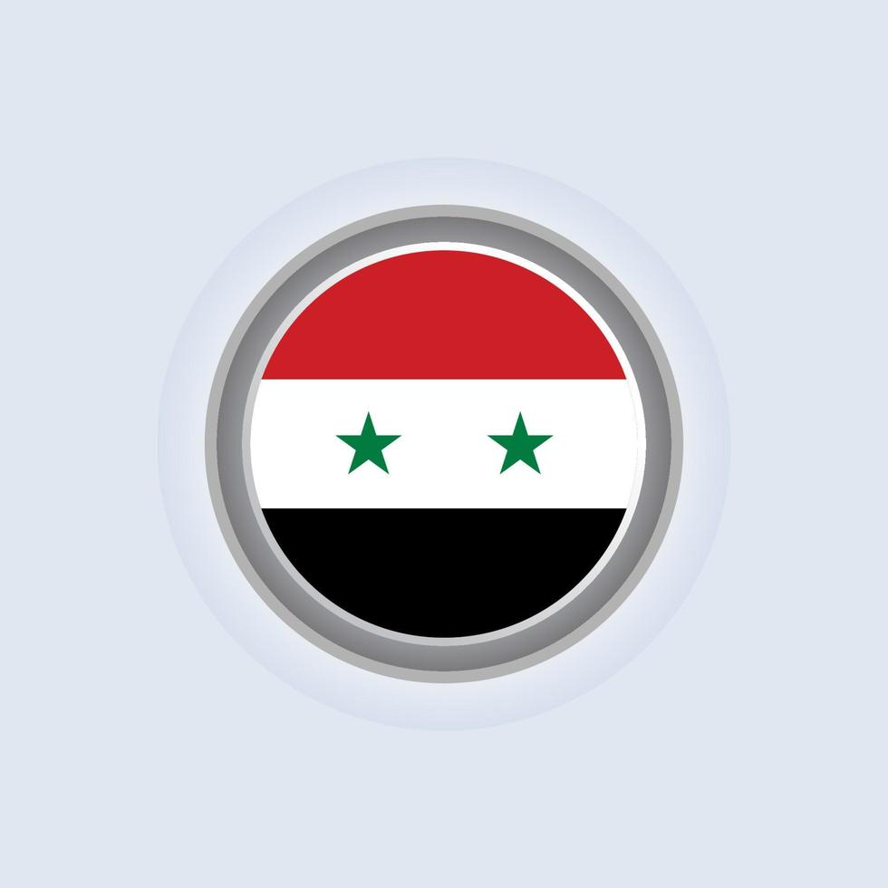 Illustration of Syria flag Template vector