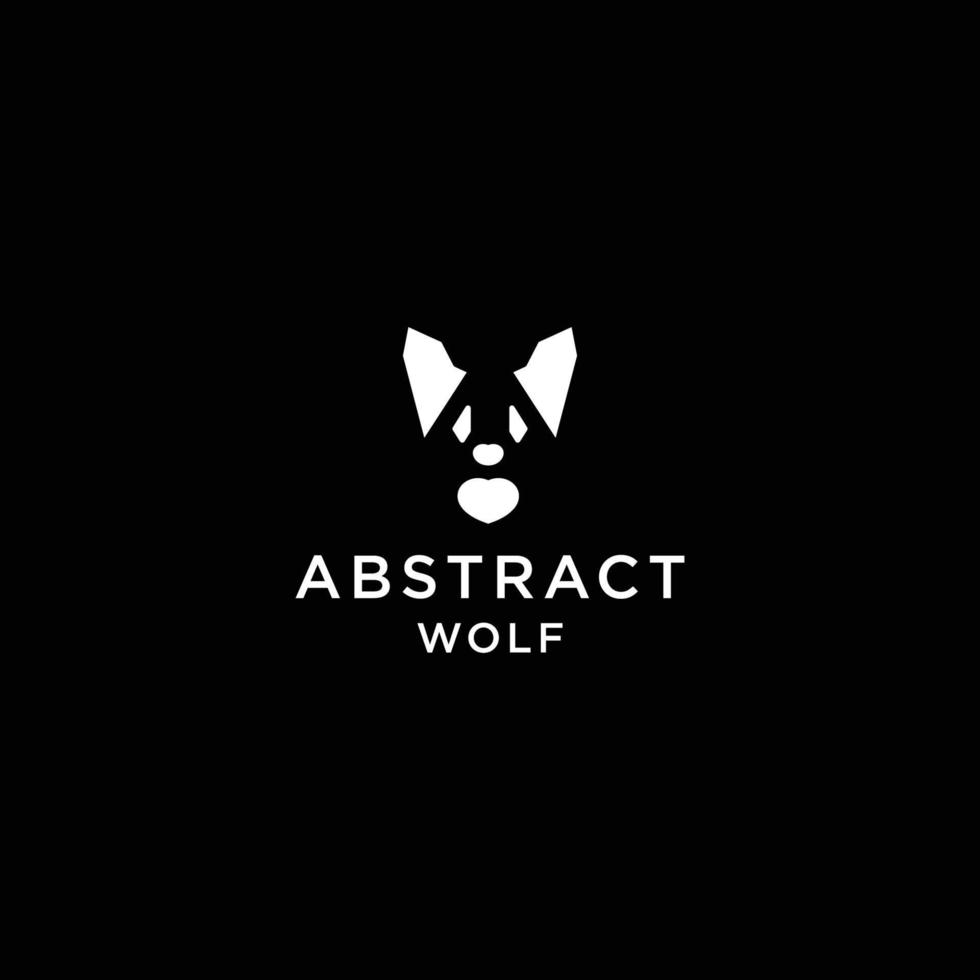 Fox logo icon design template flat vector