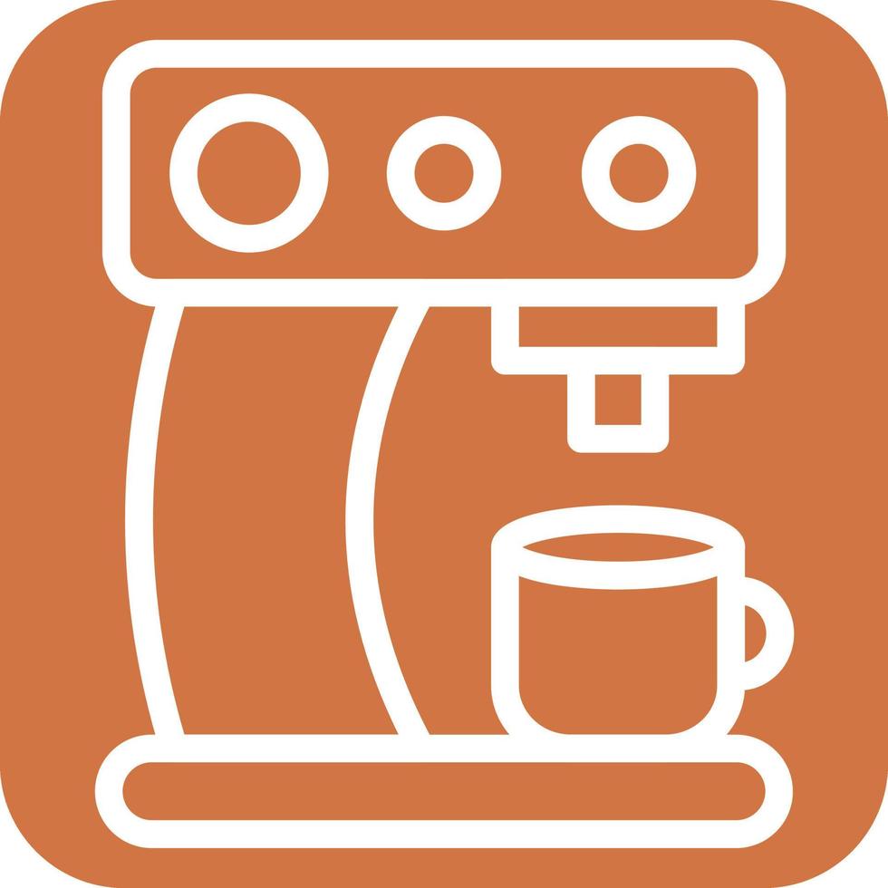Coffee Machine Icon Style vector