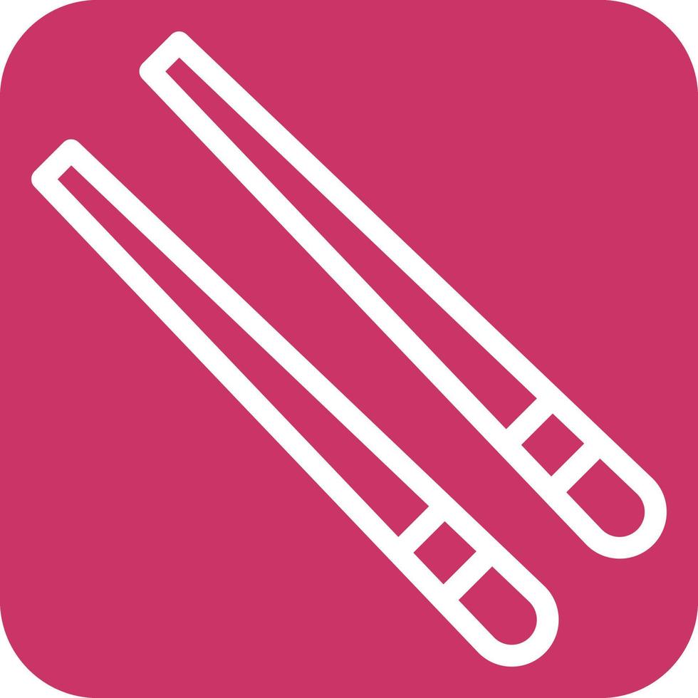 Chopsticks Icon Style vector