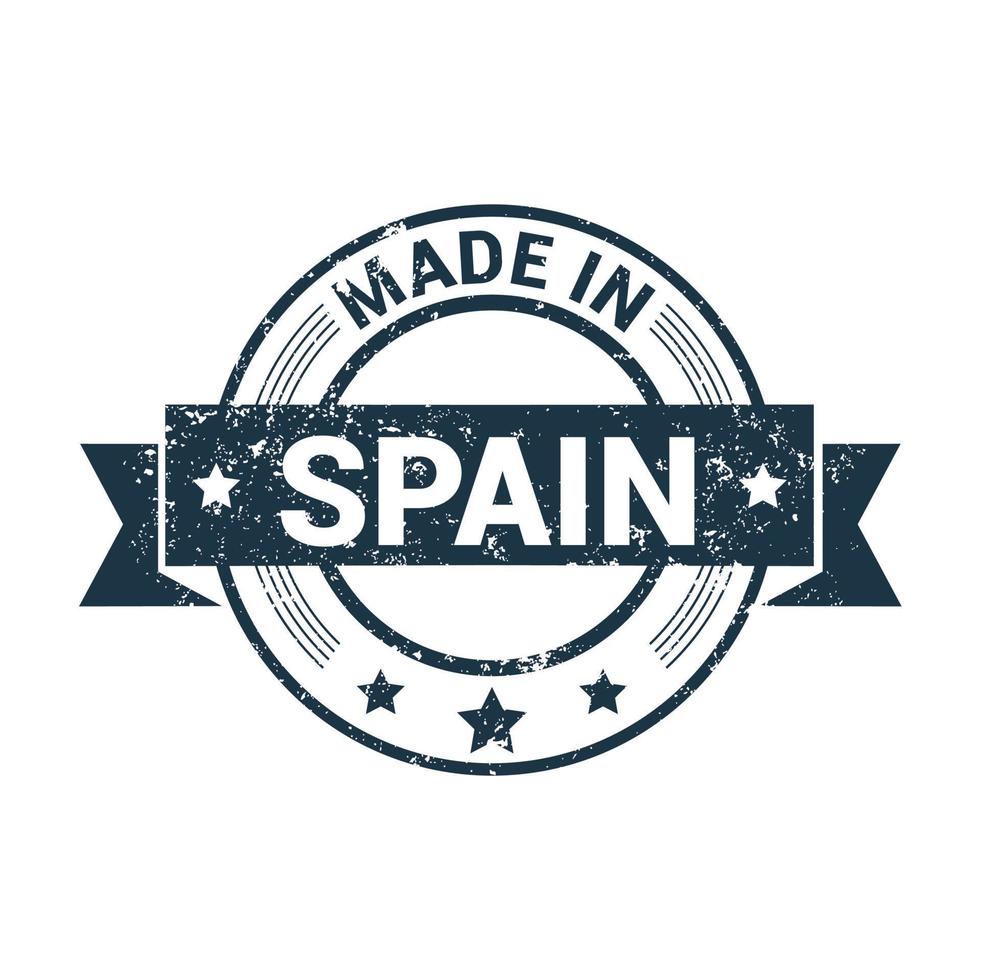 Spain stamp design vector