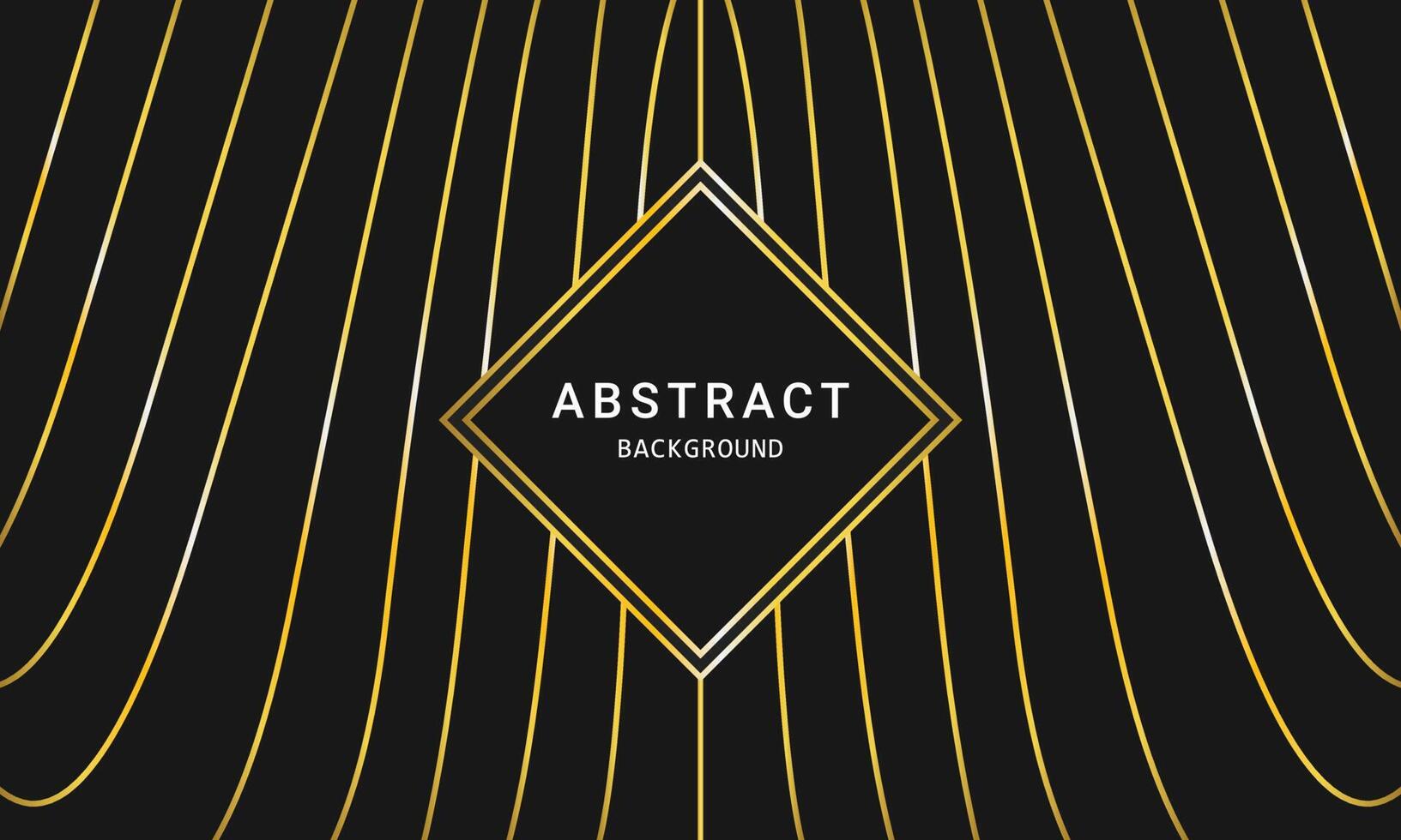 Black golden background for social media design vector