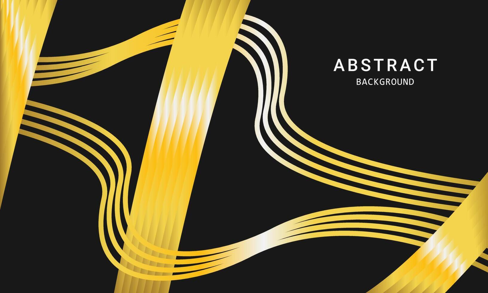 Black golden background for social media design vector