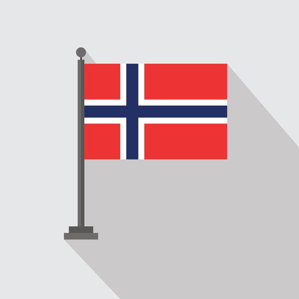 Country flag with creative design vector