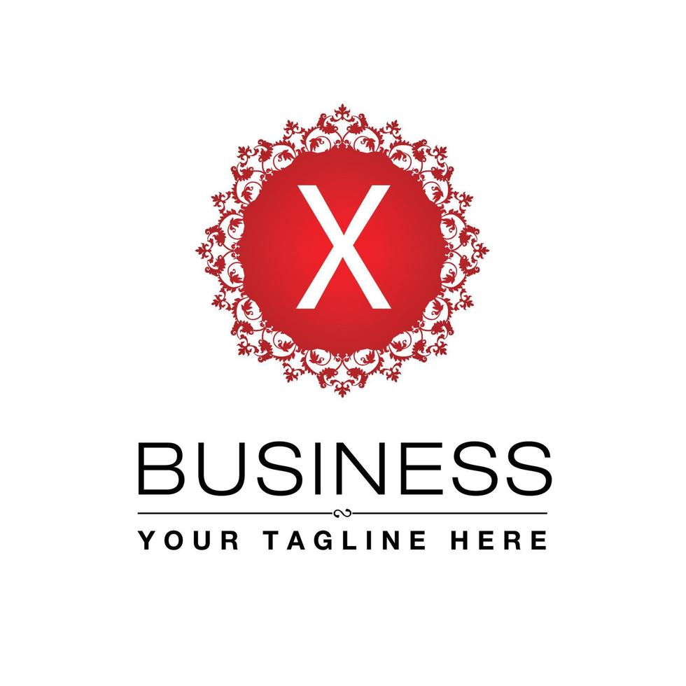 Alphabetic logo design with elegent design and typography vector