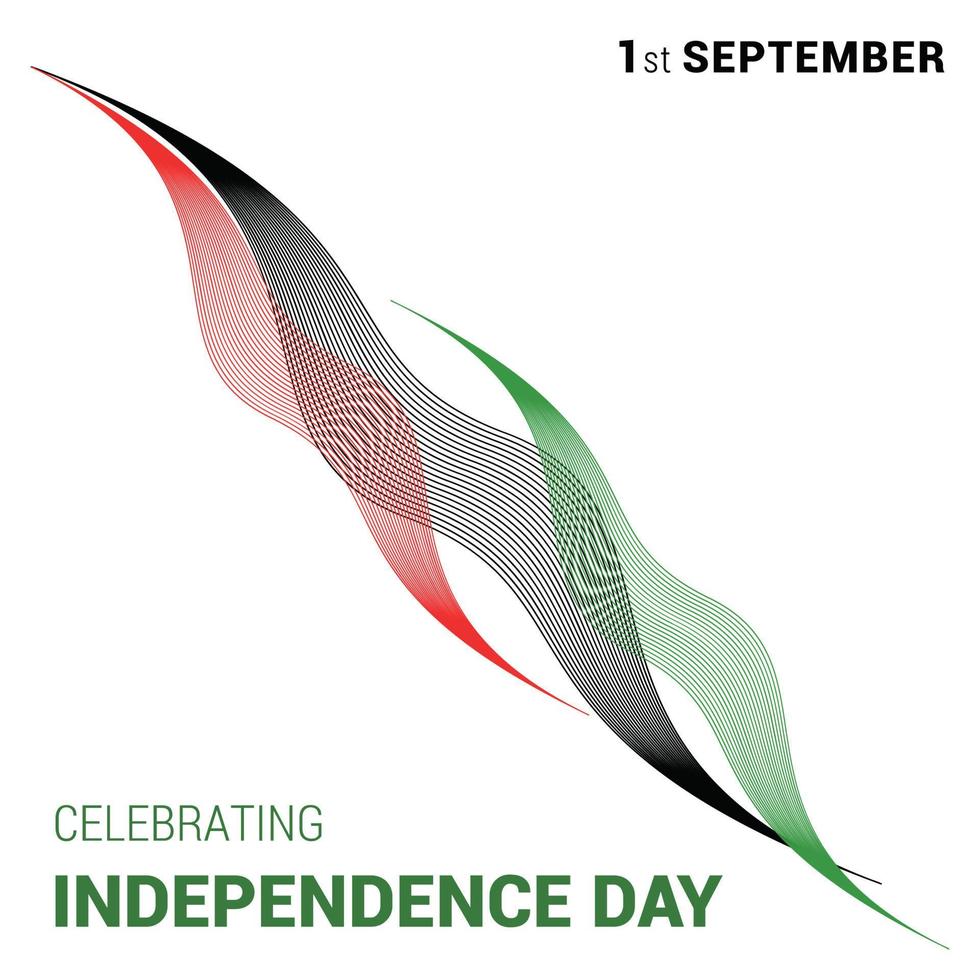 Libiya Independence day design vector