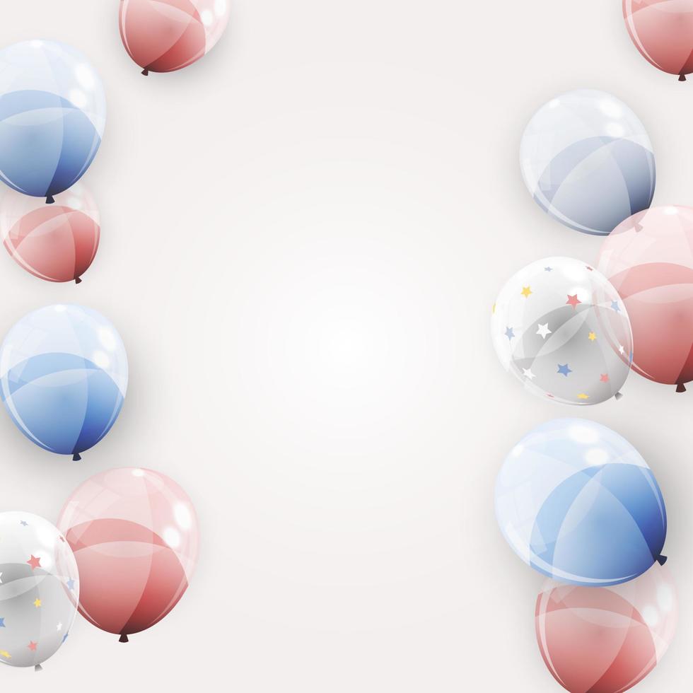 Party Holiday Birthday Background Vector Illustration