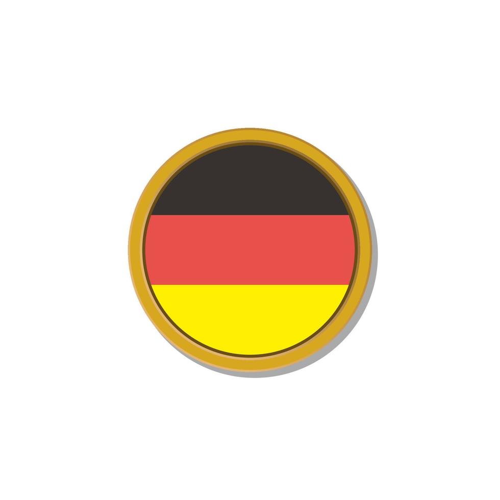 Illustration of Germany flag Template vector
