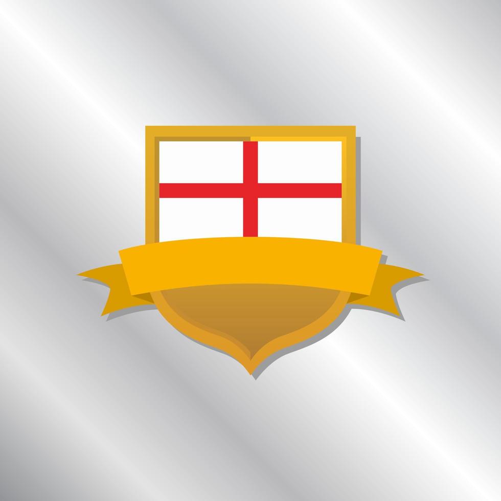 Illustration of England flag Template vector