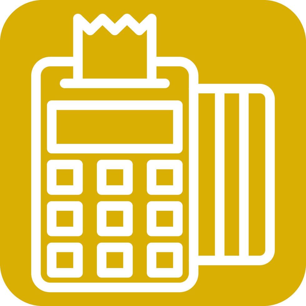 Pos Terminal Icon Style vector