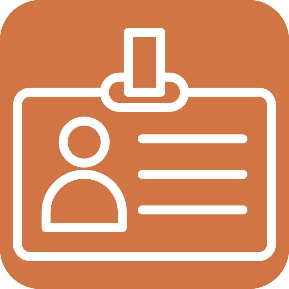 Id Card Icon Style vector