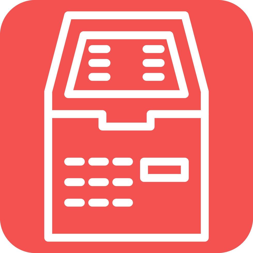 Atm Machine Icon Style vector