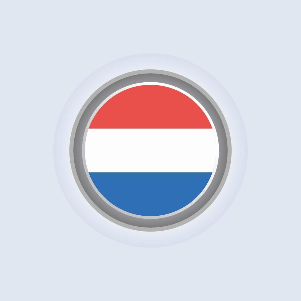 ilustración de la plantilla de la bandera de luxemburgo vector