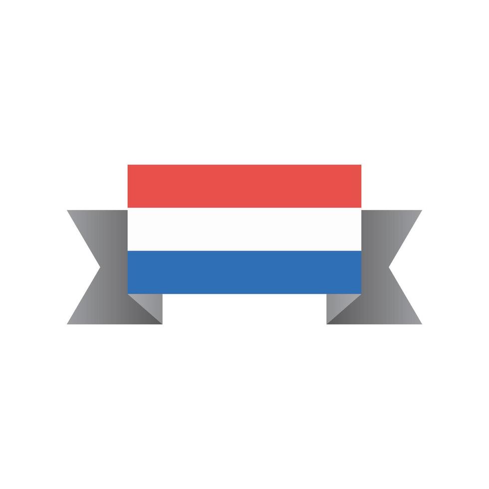 Illustration of Luxembourg flag Template vector