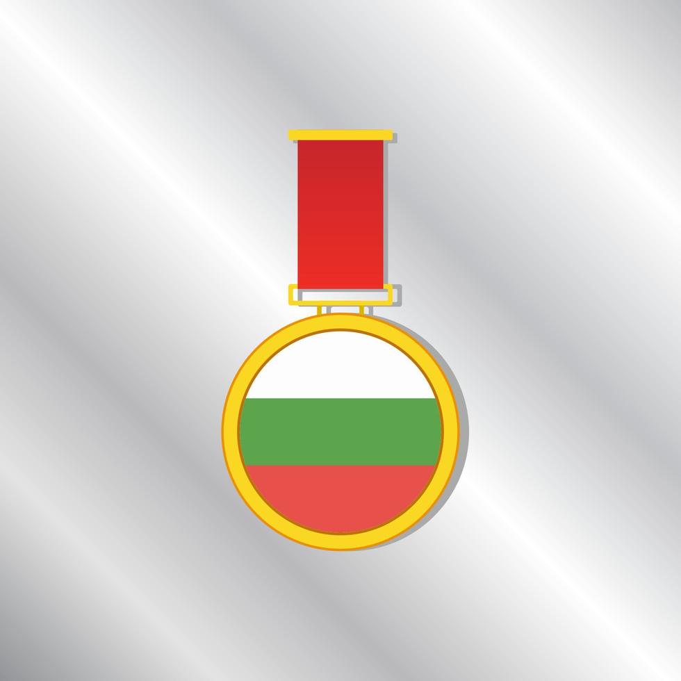 Illustration of Bulgaria flag Template vector