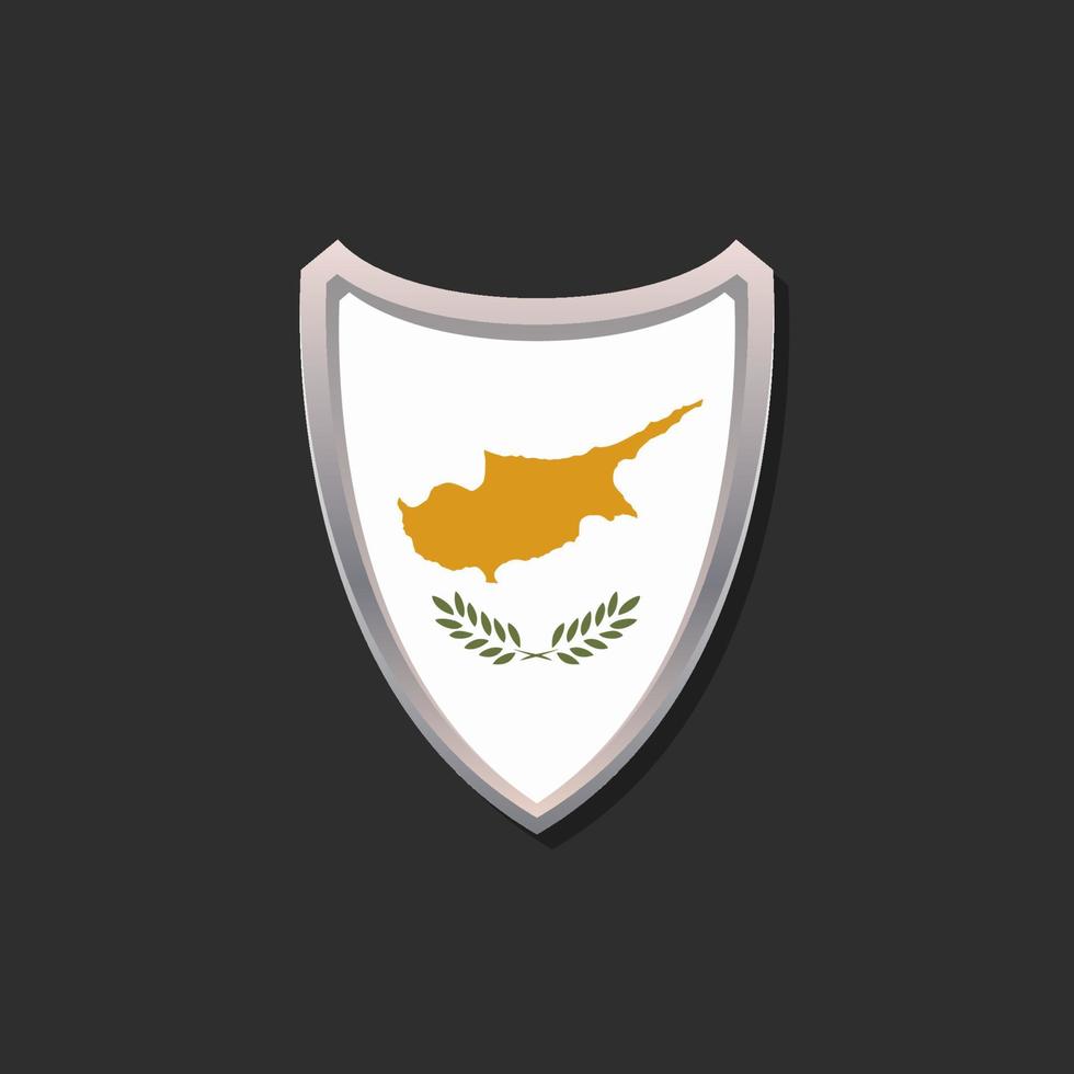 Illustration of Cyprus flag Template vector