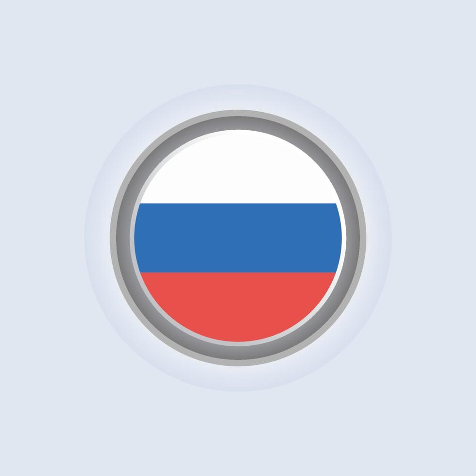 Illustration of Russia flag Template vector
