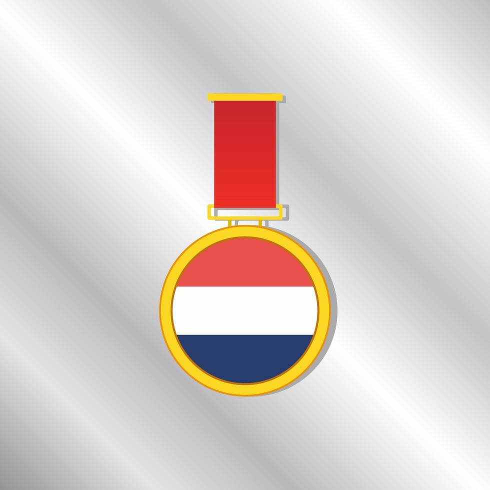 Illustration of Netherlands flag Template vector