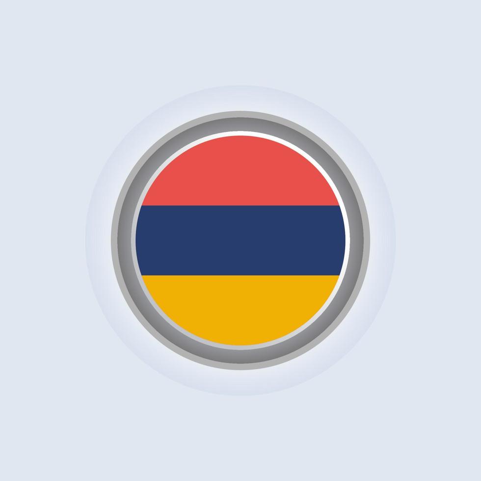 Illustration of Armenia flag Template vector