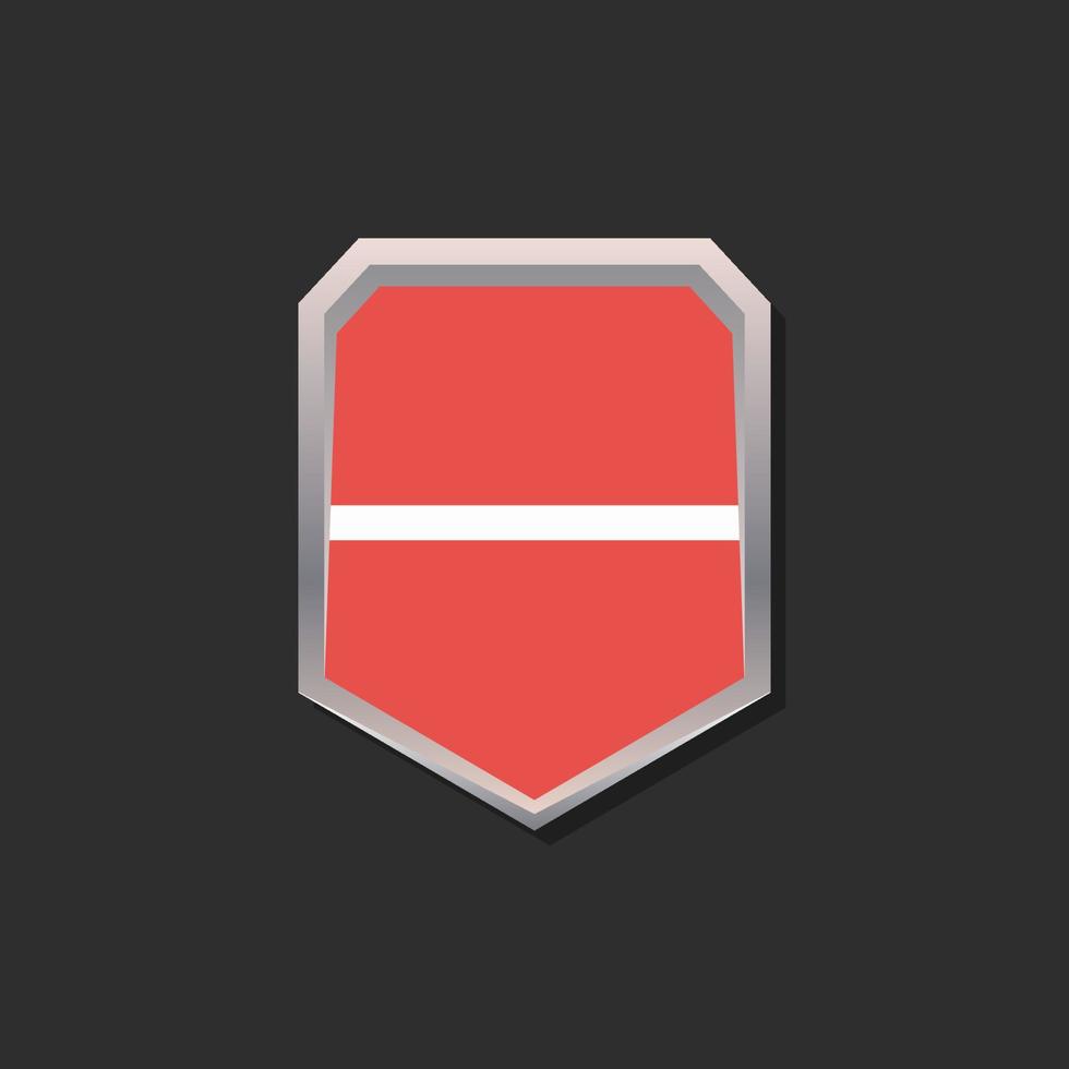 Illustration of Latvia flag Template vector