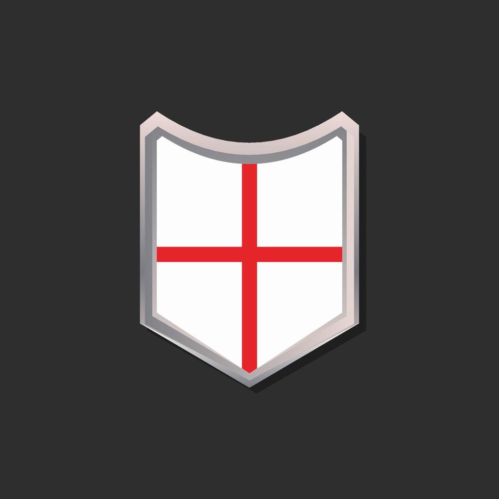 Illustration of England flag Template vector