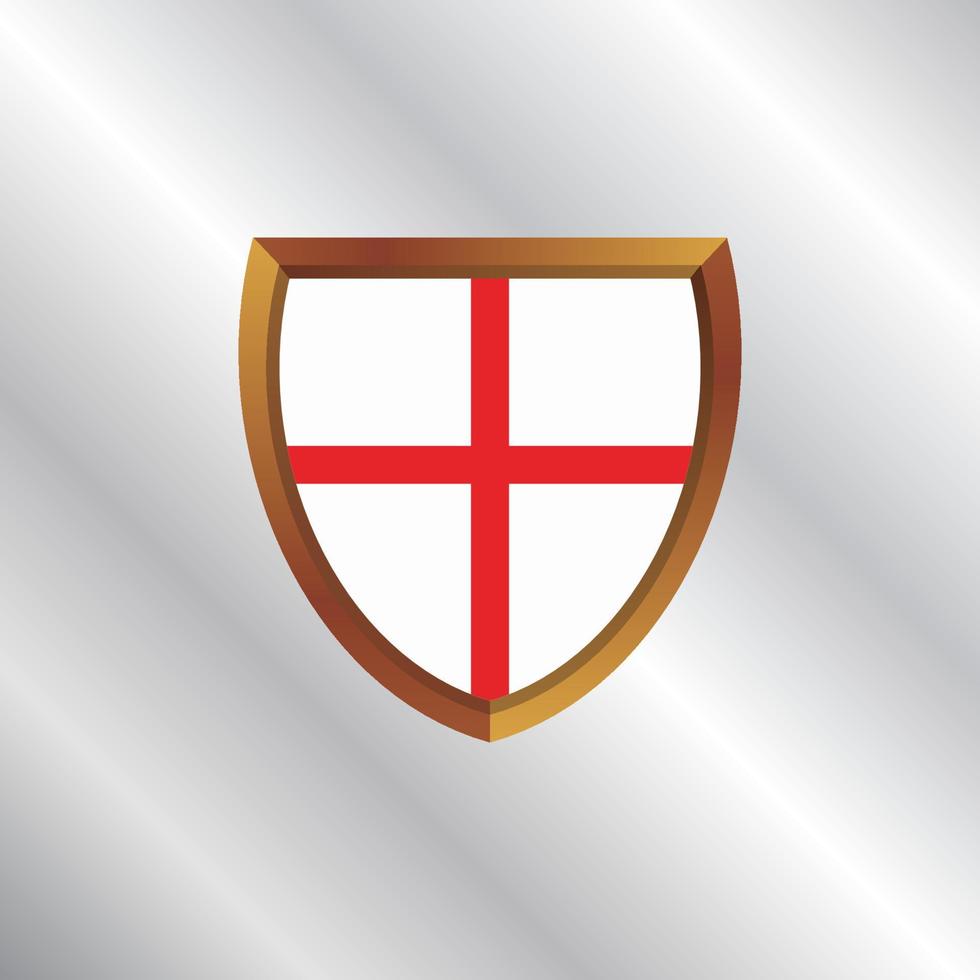 Illustration of England flag Template vector