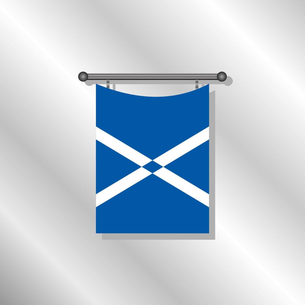 Illustration of Scotland flag Template vector