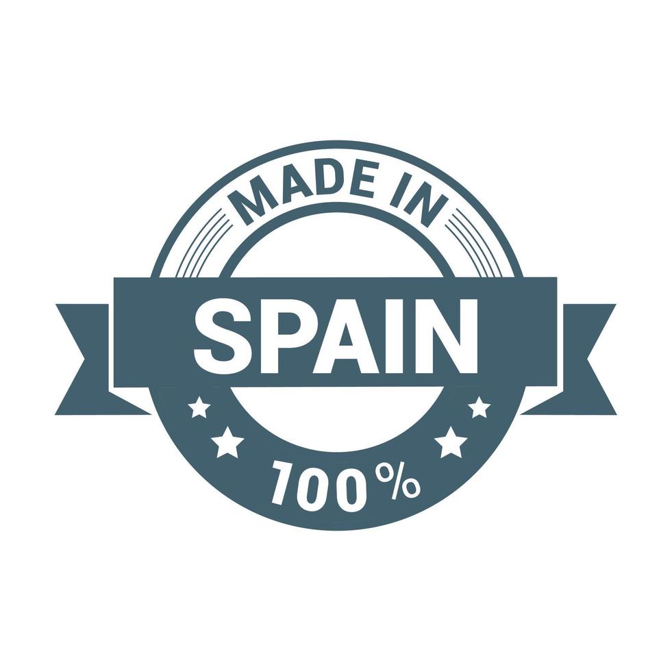 Spain stamp design vector