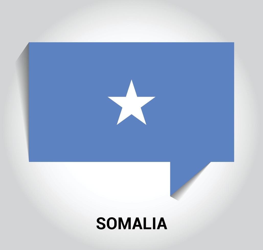 Somalia flag design vector