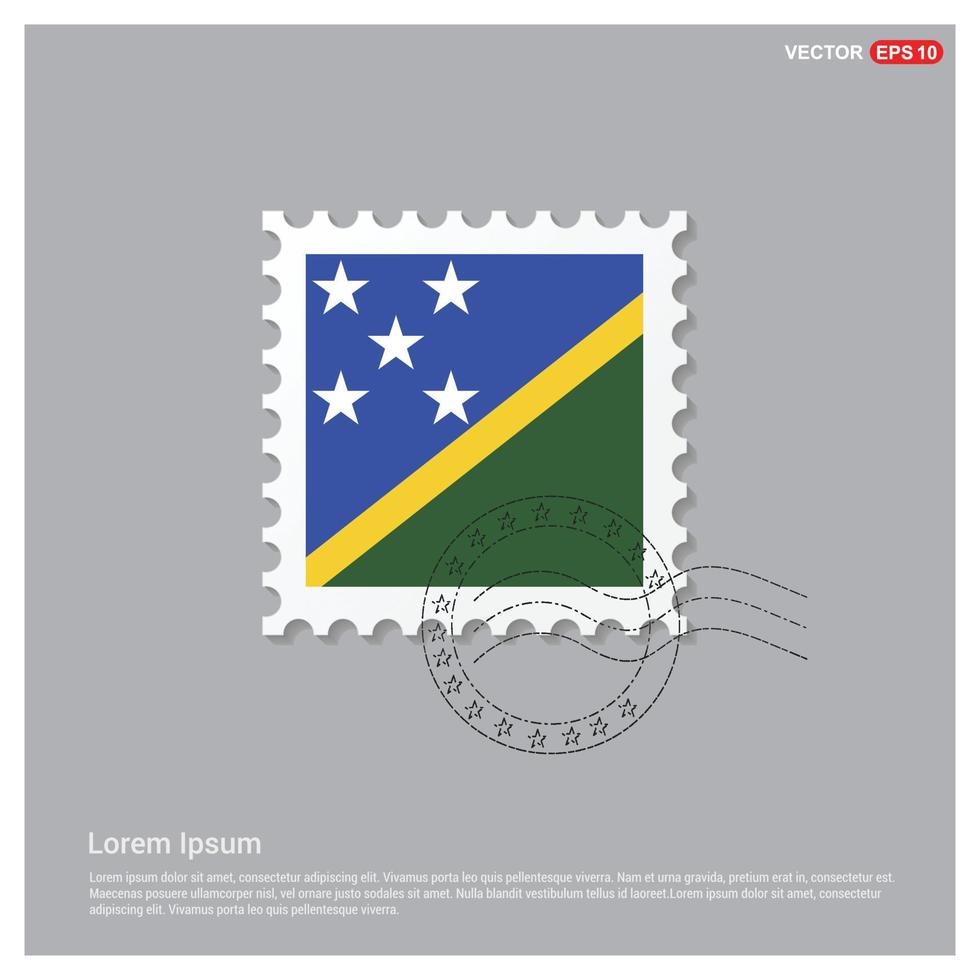 vector de diseño de bandera de islas salomón