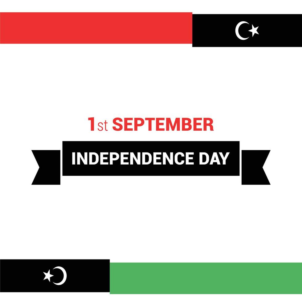 Libiya Independence day design vector