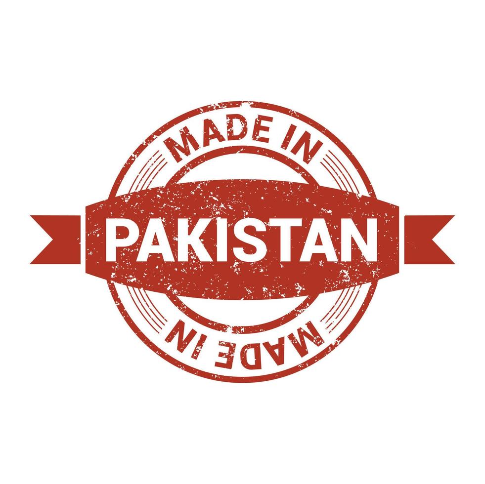 Pakistan stamp design vector