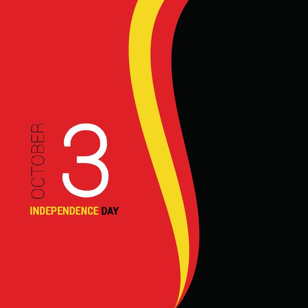 Germany Indpendence day design vector