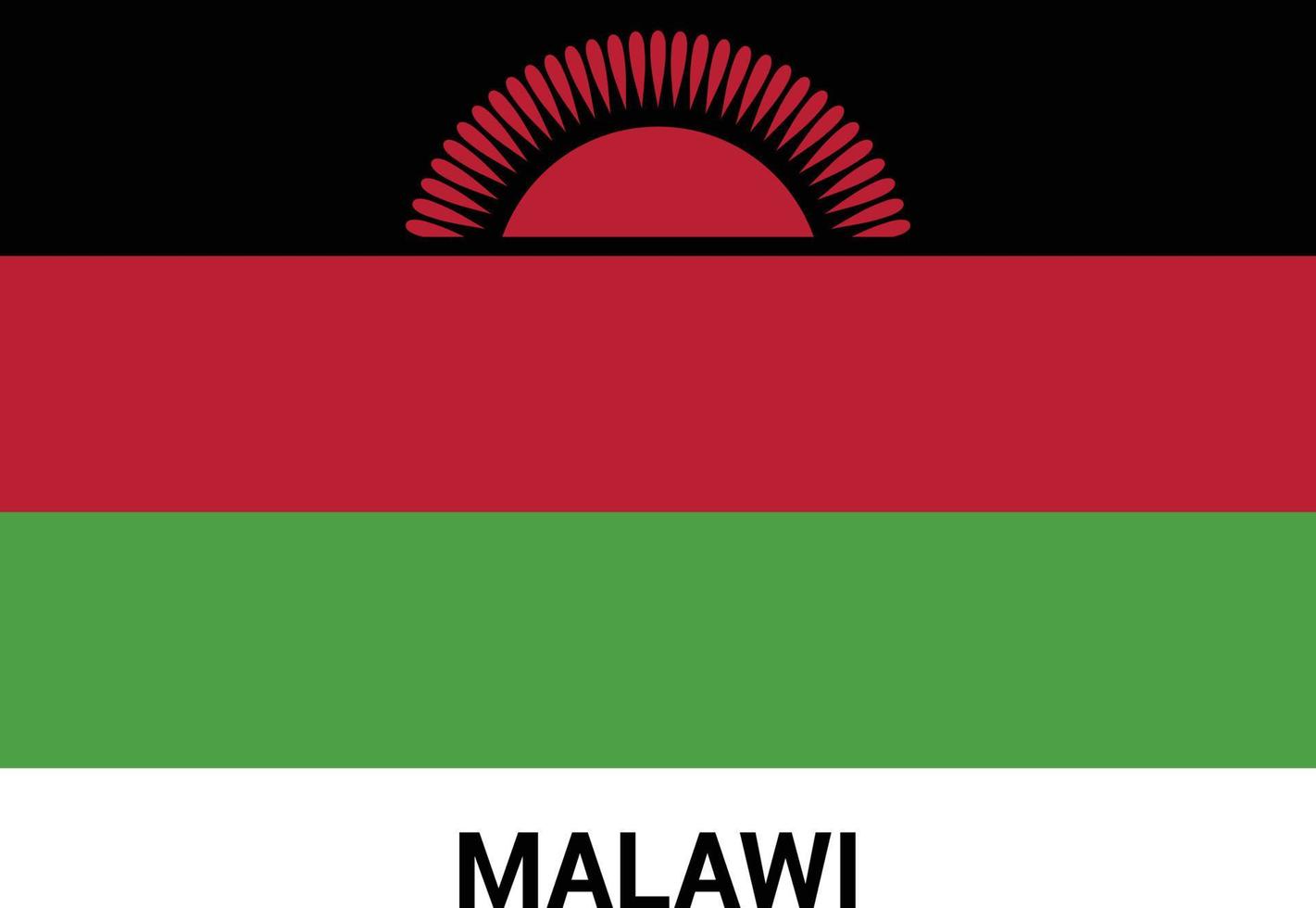 Malawi flags design vector