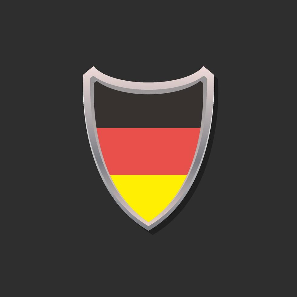 Illustration of Germany flag Template vector