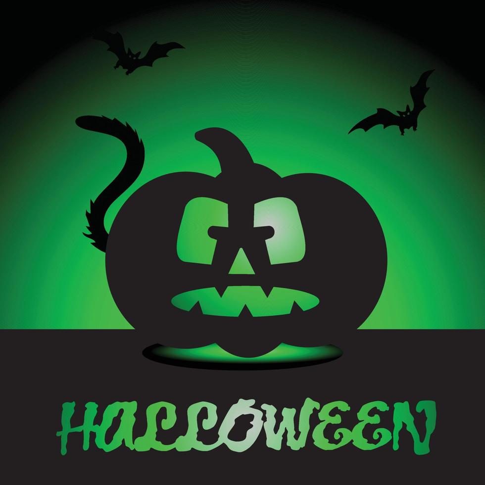 Halloween design with creative design vector