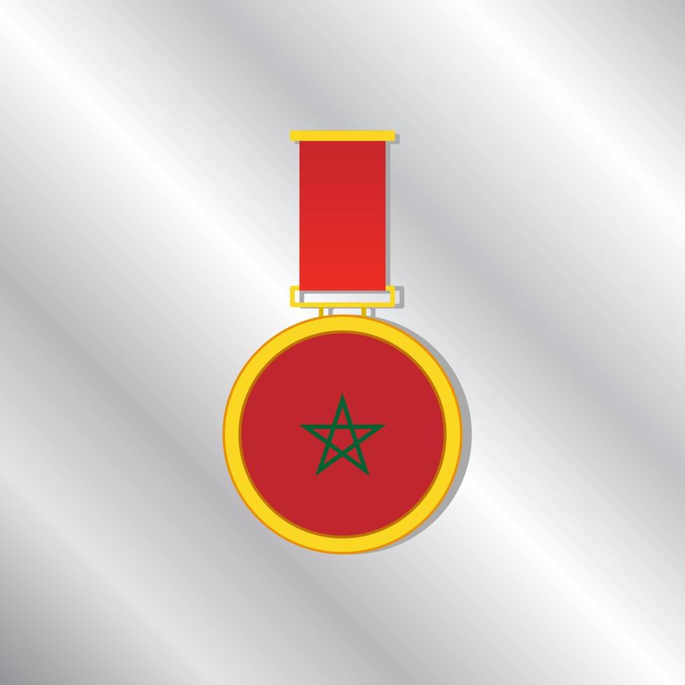 Illustration of Morocco flag Template vector