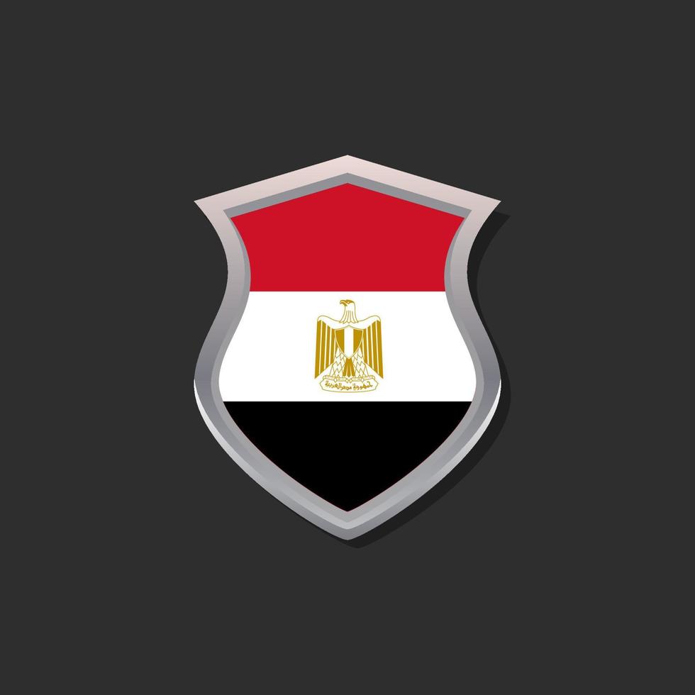 Illustration of Egypt flag Template vector