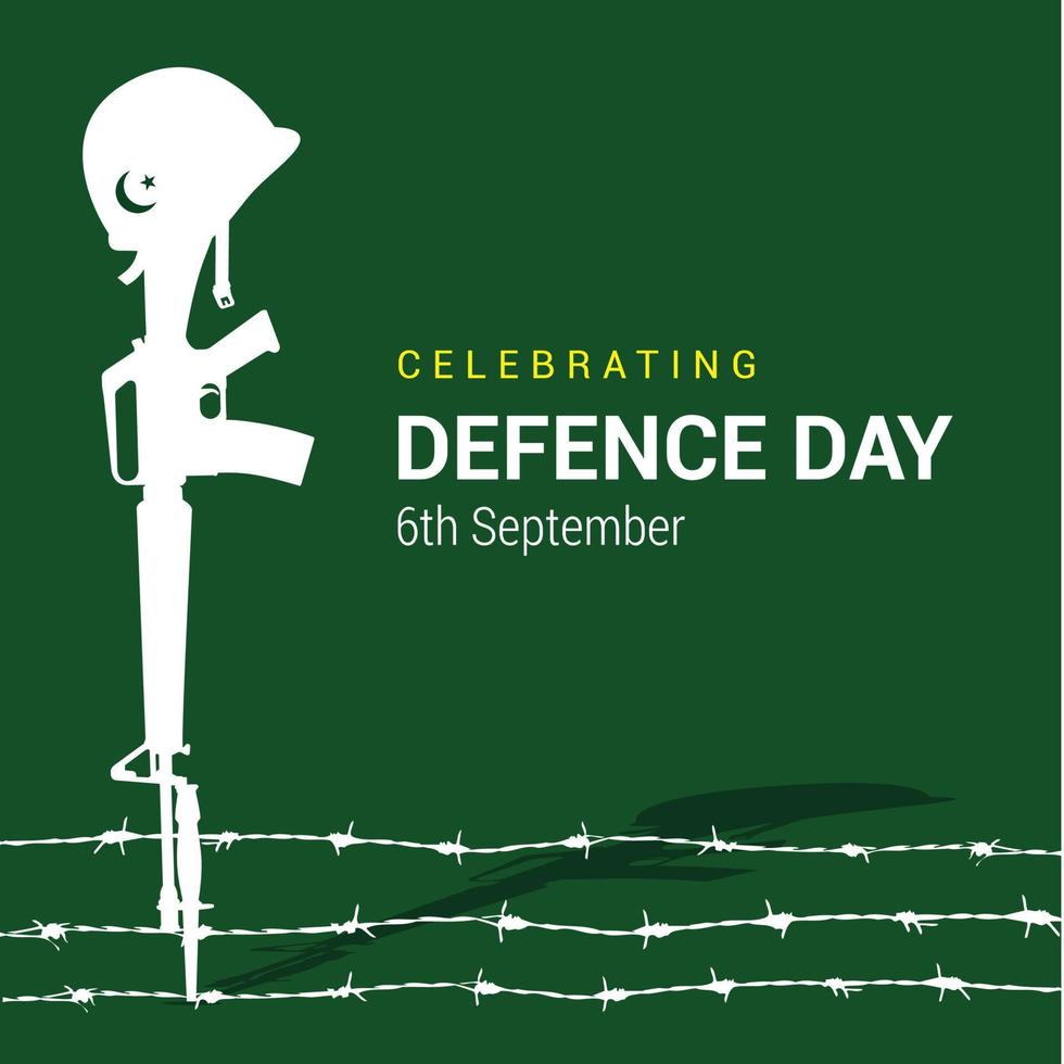 Pakistan Defence day design vector