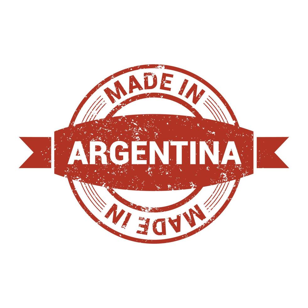 vector de diseño de sello argentino