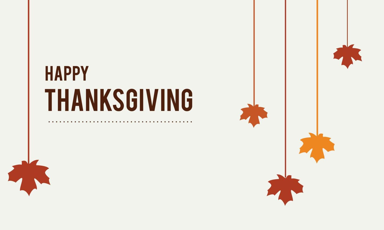 Happy Thanks giving day design vector
