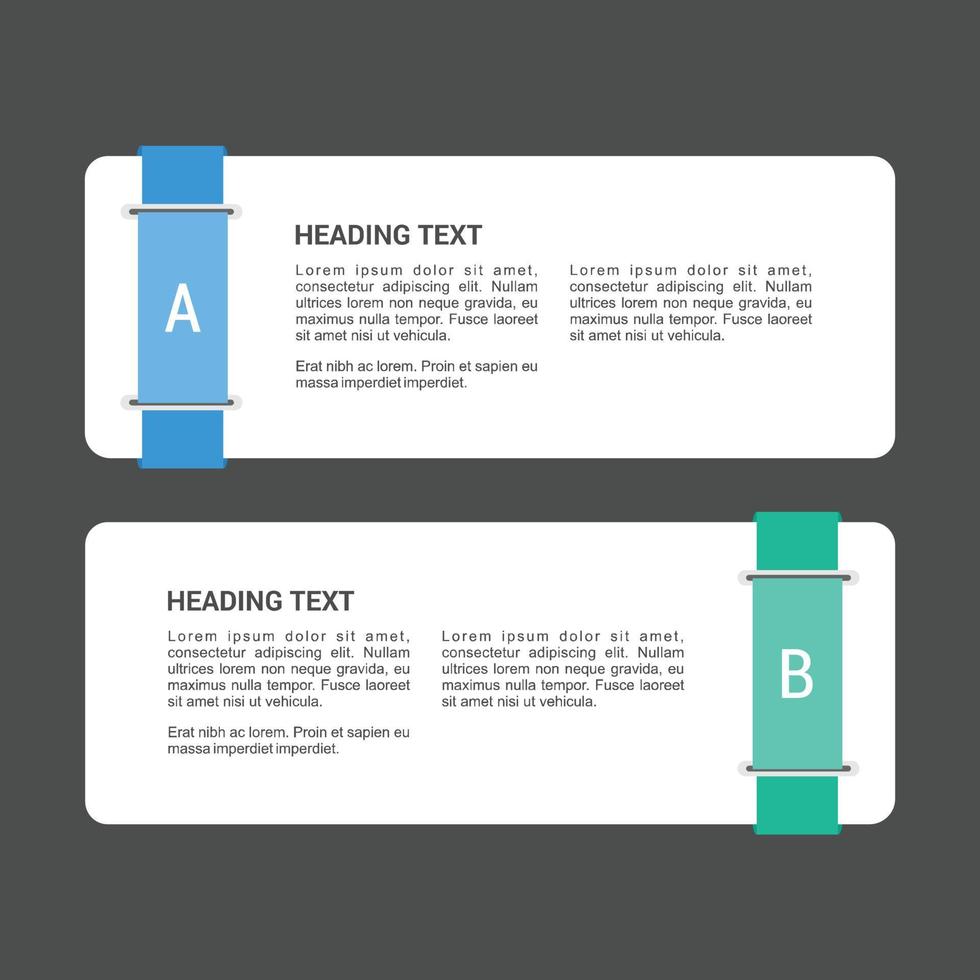 Steps infographics design with typography vector